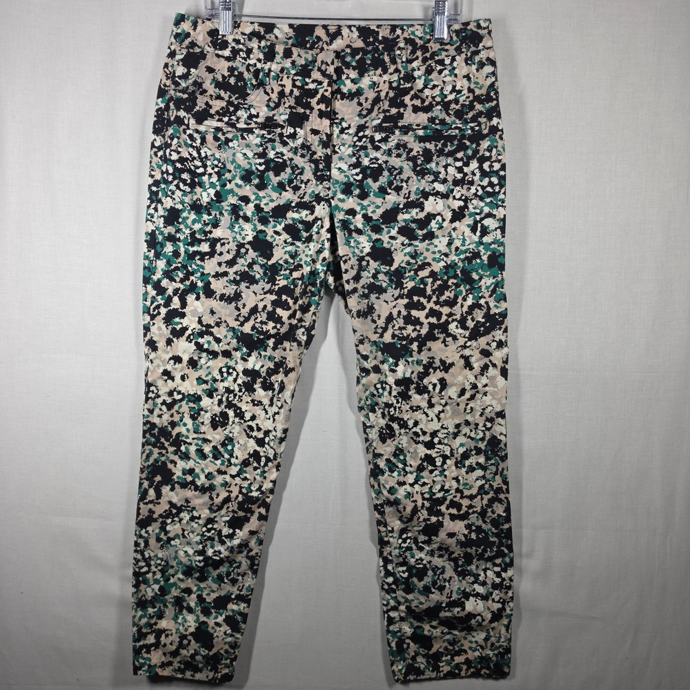 Maximalists Pants Women 12 Abstract Camo Bold Print Trousers Gorpcore DKNY